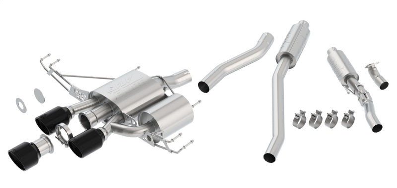 Borla 17-18 Honda Civic Type-R FK8 ATAK Cat-Back Exhaust w/ Ceramic Black Tips