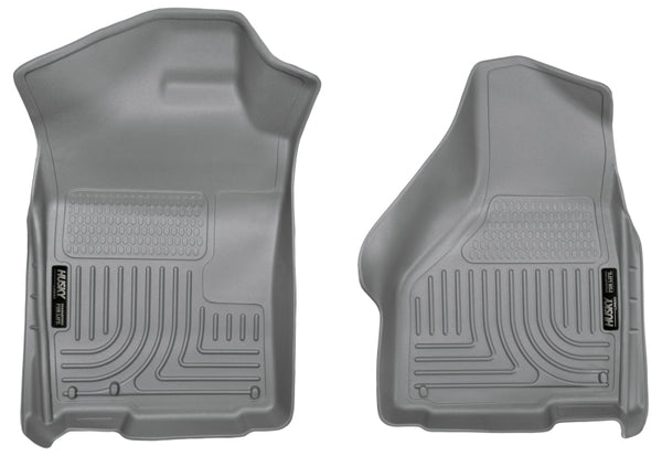 Husky Liners 03-12 Dodge Ram 1500/2500/3500 Series Regular/Quad Cab WeatherBeater Gray Floor Liners