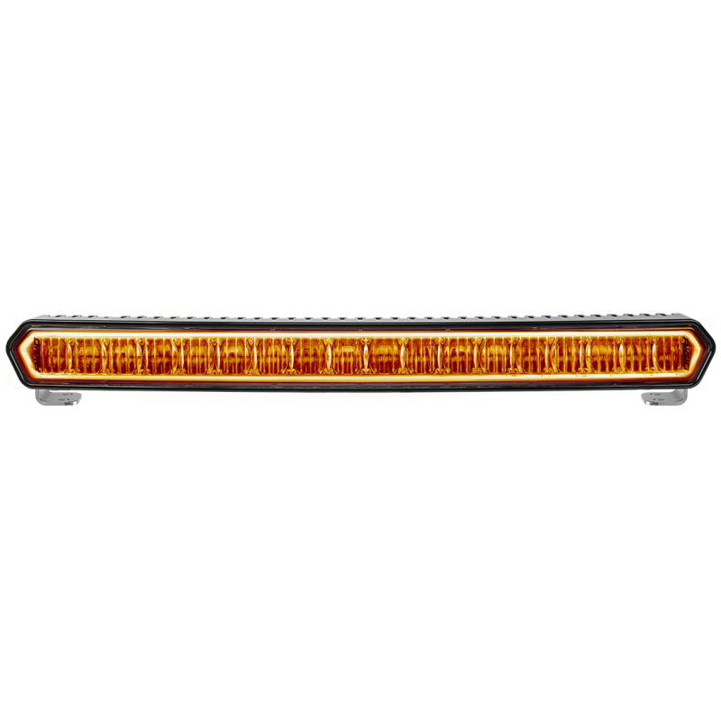 Rigid Industries SR-L Series 20in Off-Road LED Light Bar Black w/ Amber Halo - Universal