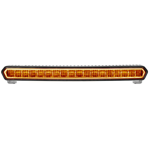 Rigid Industries SR-L Series 20in Off-Road LED Light Bar Black w/ Amber Halo - Universal