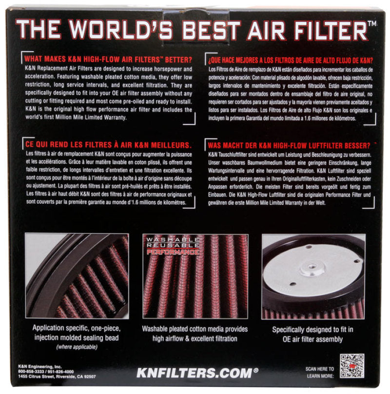 K&N 02-09 Harley Davidson VRSCA V-Rod Replacement Air Filter