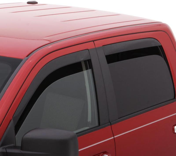 AVS 07-18 Toyota Tundra Double Cab Ventvisor Low Profile Deflectors 4pc - Smoke