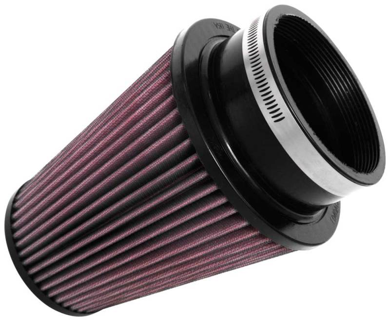 K&N Universal Clamp-On Air Filter 4in FLG / 6in B / 4in T / 7in H