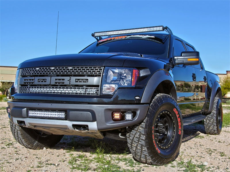 Rigid Industries Ford Raptor - Fog Light Brackets - Mounts 4 Dually/D2 Lights