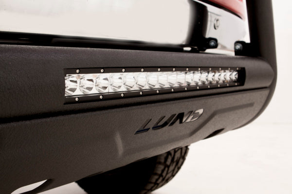 Lund 11-17 Chevy Silverado 2500 Bull Bar w/Light & Wiring - Black