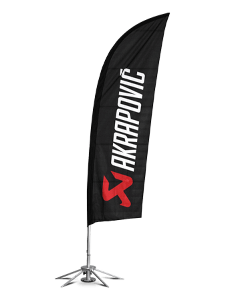 Akrapovic Self-standing flag set