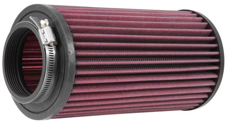 K&N Universal Chrome Round Straight Air Filter 3in Cntr Flg ID / 5in OD / 9in H