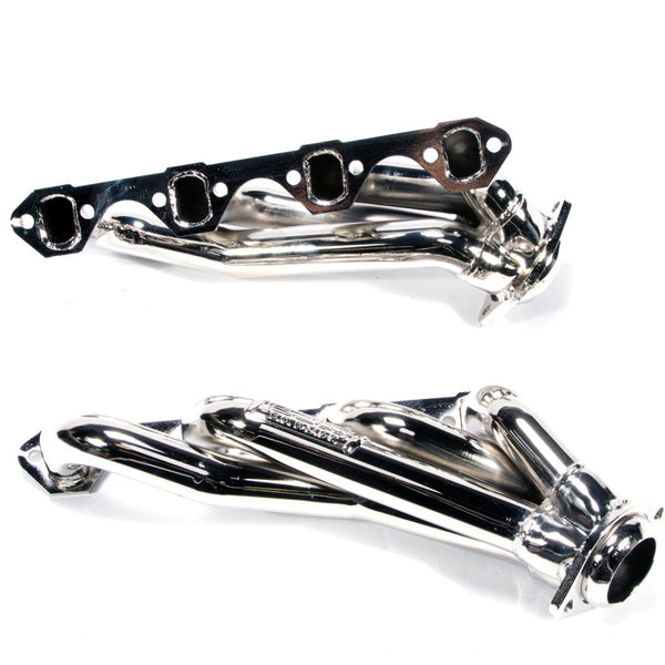 BBK 79-93 Mustang 5.0 Shorty Unequal Length Exhaust Headers - 1-5/8 Chrome