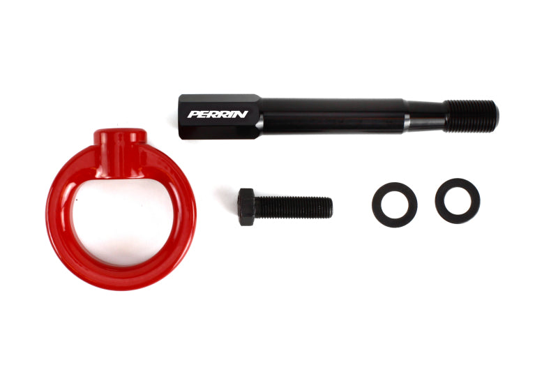 Perrin Tow Hook Kit - Front 2018+ Subaru WRX/STI - Red