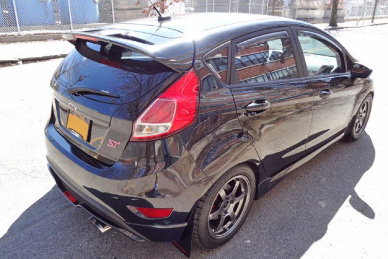 Rally Armor 13+ Ford Fiesta ST Black Mud Flap w/ Blue Logo