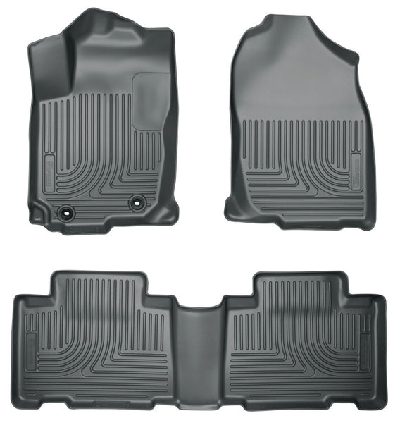 Husky Liners 2013 Honda Accord WeatherBeater Grey Front & 2nd Seat Floor Liners (4-Door Sedan Only)