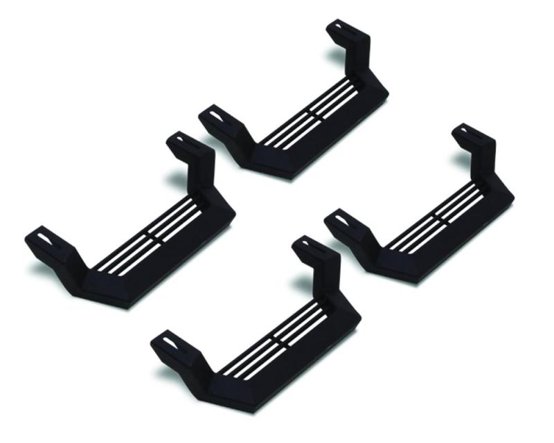 Lund Universal (4 Piece Set) Short Step Rock Rails - Black