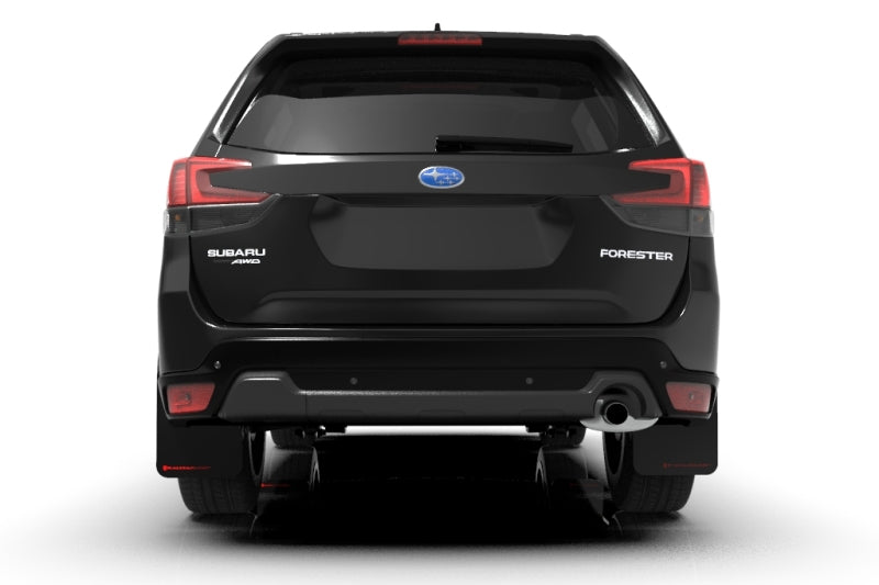 Rally Armor 2019 Subaru Forester UR Black Mud Flap w/ Red Logo