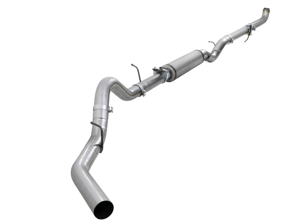 aFe Saturn 4S 4in 409 SS Down-Pipe Back Exhaust w/o Tip 02-04 GM Diesel Trucks V8-6.6L (td) LB7