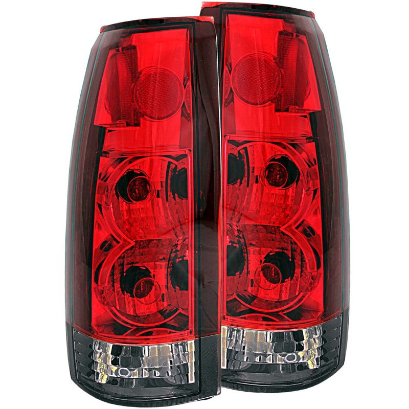 ANZO 1999-2000 Cadillac Escalade Taillights Red/Smoke G2