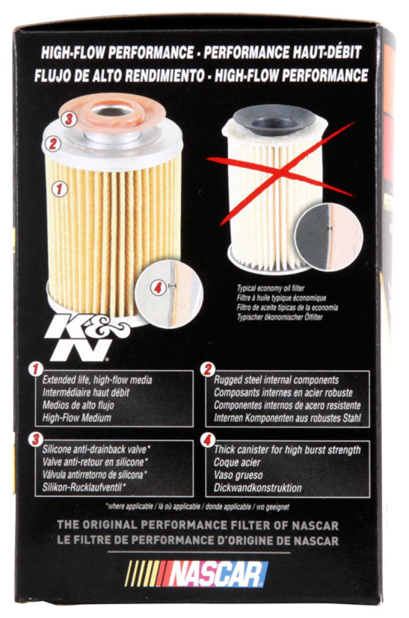 K&N Oil Filter OIL FILTER; AUTOMOTIVE