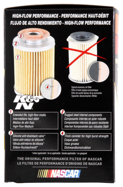 K&N Oil Filter OIL FILTER; AUTOMOTIVE