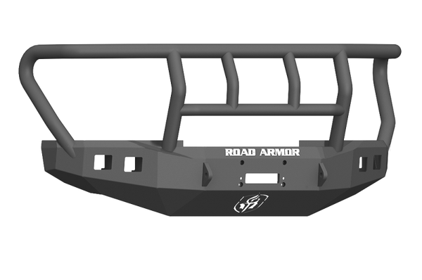 Road Armor 17-20 Ford F-250 Stealth Front Winch Bumper w/Titan II Standard Flare - Tex Blk