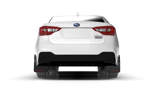 Rally Armor 20+ Subaru Legacy UR Black Mud Flap w/ Grey Logo