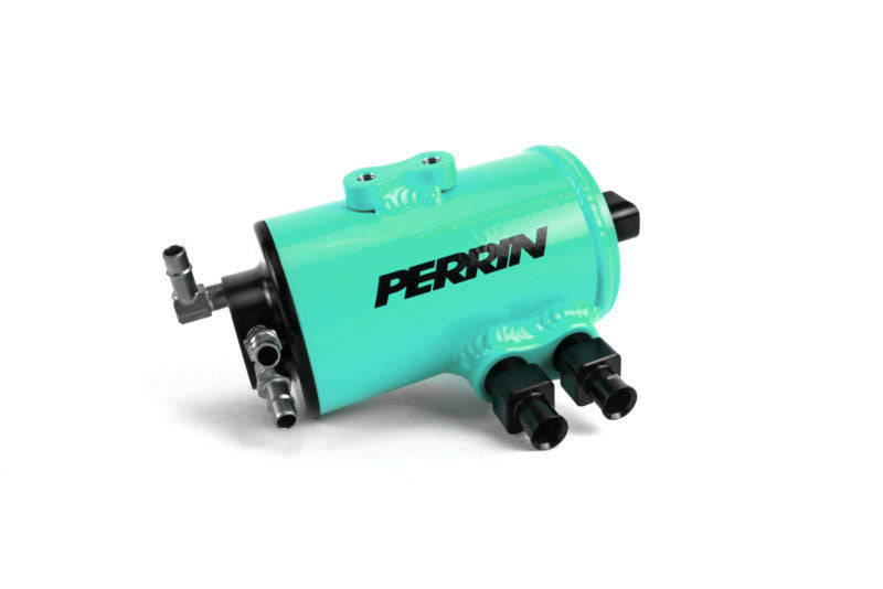 Perrin 15-19 Subaru WRX Air Oil Separator - Hyper Teal