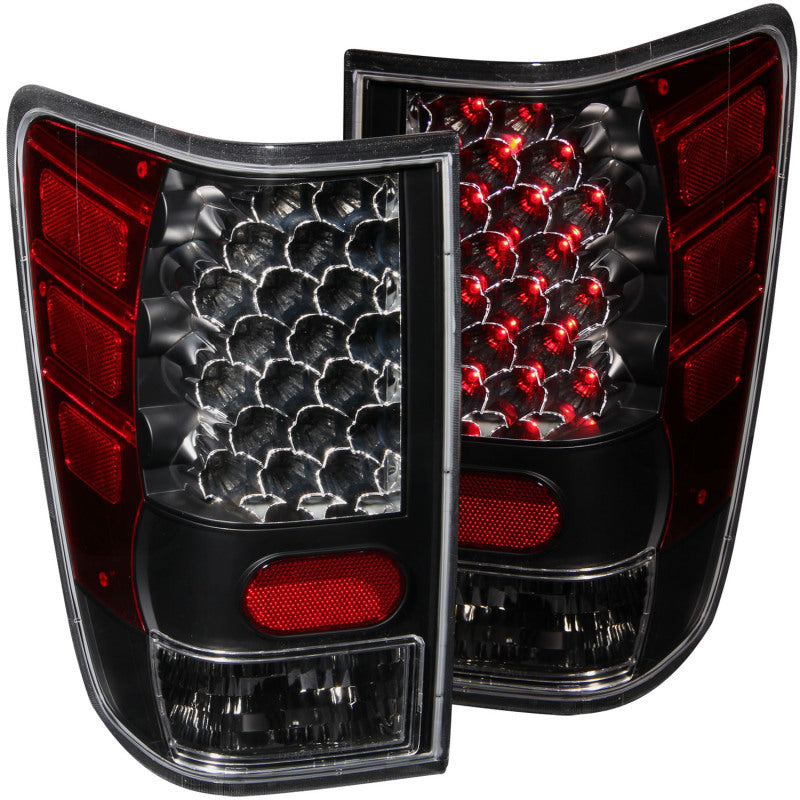 ANZO 2004-2015 Nissan Titan LED Taillights Black