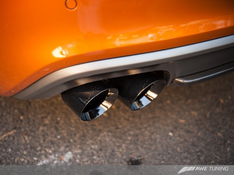 AWE Tuning Audi B8.5 S5 3.0T Track Edition Exhaust - Diamond Black Tips (102mm)