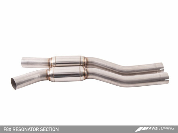 AWE Tuning BMW F8X M3/M4 Resonated Track Edition Exhaust - Diamond Black Tips (102mm)