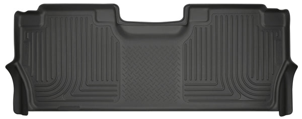 Husky Liners 2017 Ford Super Duty (Crew Cab) WeatherBeater Black Rear Floor Liners