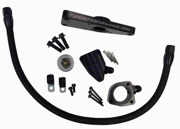 Fleece Performance 03-07 Dodge 5.9L / 04.5-12 6.7L Cummins Coolant Bypass Kit (03-07 Manual Trans)