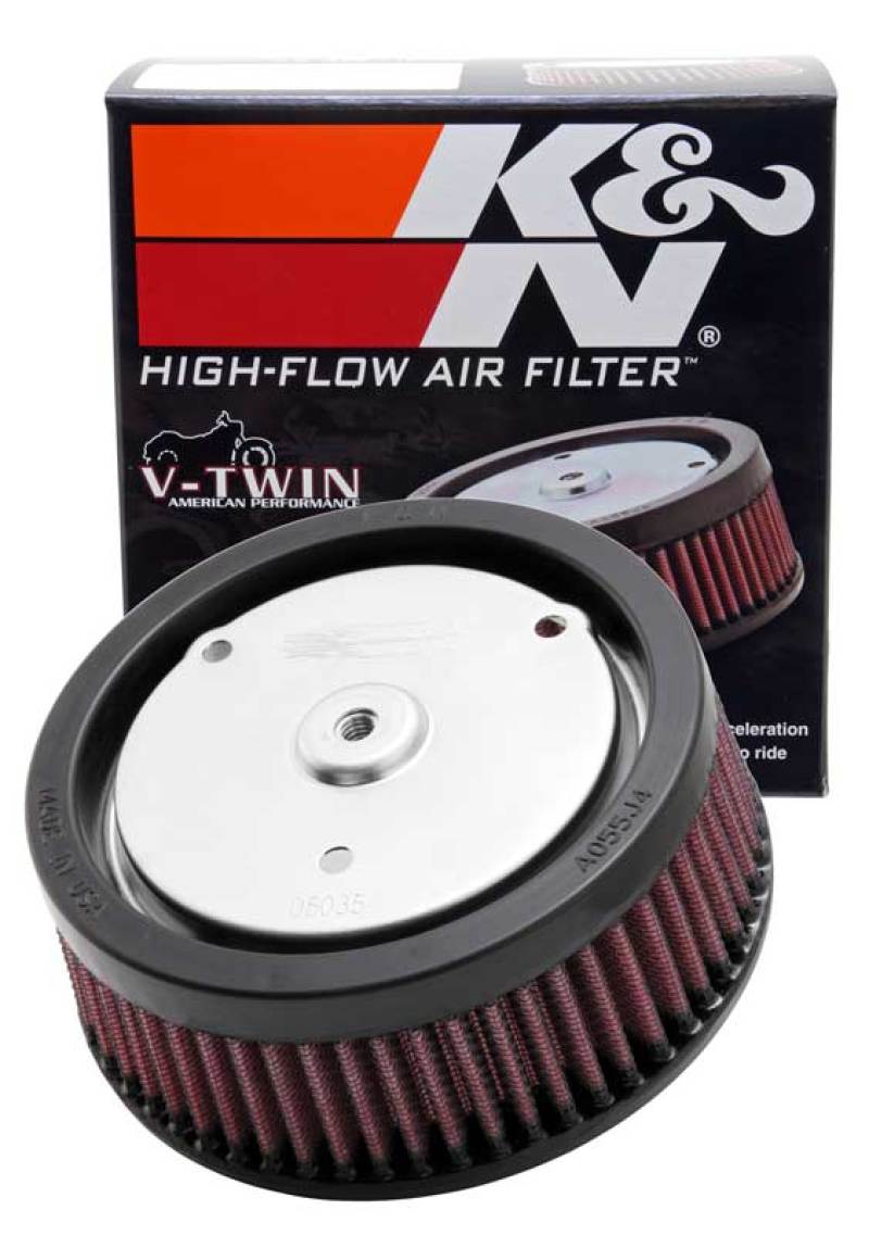 K&N Replacement Air Filter 5.5in Top OD x 6in Base OD x 2.313in H for Harley Davidson