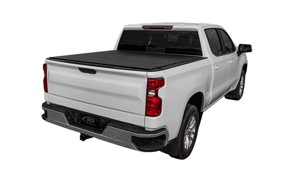 Access LOMAX Tri-Fold Cover Black Urethane Finish 19+ Chevrolet Silverado 1500 - 6ft 6in Bed