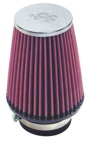 K&N Round Tapered Universal Air Filter 3in Flange ID x 5in Base OD x 3.5in Top OD x 6in H