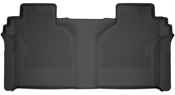 Husky Liners 2019 Chevrolet Silverado 1500 Crew Cab WeatherBeater Black 2nd Row Floor Liners