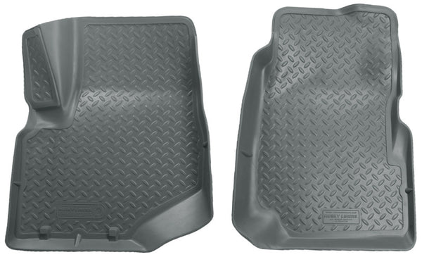 Husky Liners 02-08 GM Trailblazer/Bravada/Envoy/05-08 Saab 9-7X Classic Style Gray Floor Liners