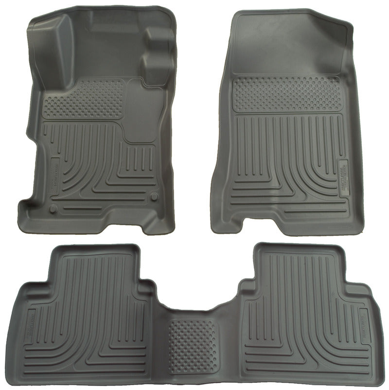 Husky Liners 2012 Honda Civic WeatherBeater Combo Gray Floor Liners