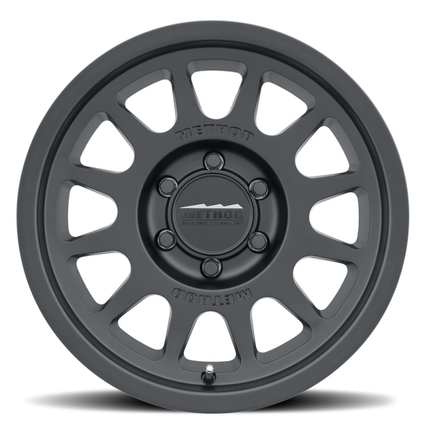 Method MR703 17x8.5 0mm Offset 6x5.5 106.25mm CB Matte Black Wheel