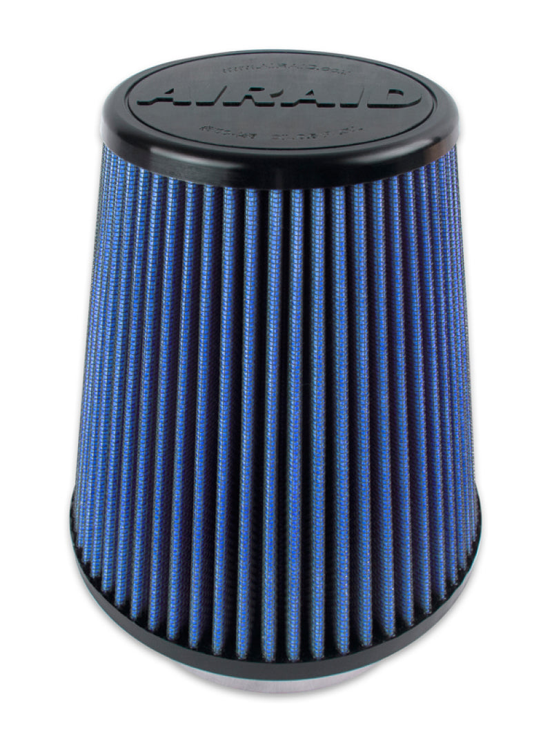 Airaid Universal Air Filter - Cone 4 x 7 x 4 5/8 x 7 w/ Short Flange - Blue SynthaMax