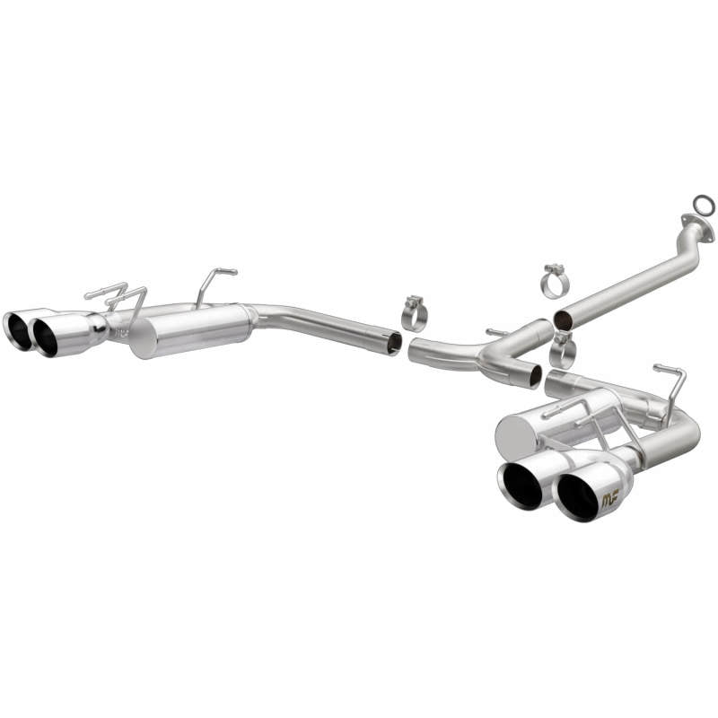 MagnaFlow 18-19 Toyota Camry XSE 2.5L Street Series Cat-Back Exhaust w/4in Polished Quad Tips