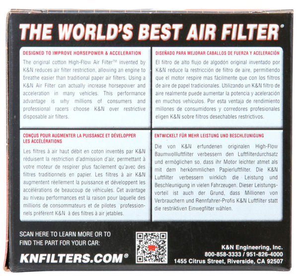 K&N 62-72 Austin Healey Sprite Replacement Air Filter