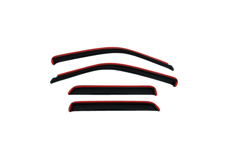 AVS 90-94 Lincoln Town Car Ventvisor In-Channel Front & Rear Window Deflectors 4pc - Smoke