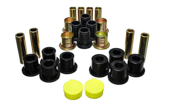 Energy Suspension 87-04 Dodge Dakota / 98-03 Durango 4WD Black Front End Control Arm Bushing Set