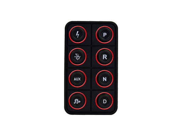 AEM EV 8 Button Keypad CAN Based Programmable Backlighting