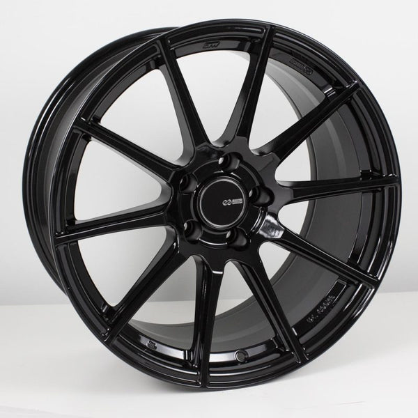 Enkei TS10 17x8 5x100 45mm Offset 72.6mm Bore Black Wheel