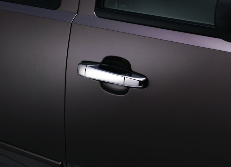 AVS 07-13 Chevy Silverado 1500 (Handle Only) Door Lever Covers (4 Door) 4pc Set - Chrome