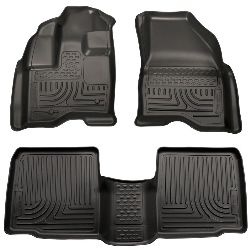 Husky Liners 09-13 Lincoln MKS WeatherBeater Combo Black Floor Liners