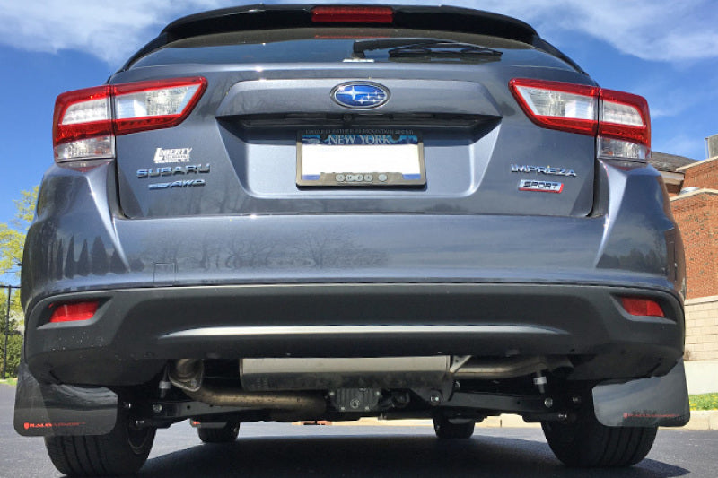 Rally Armor 2017+ Impreza UR Black Mud Flap w/ Grey Logo