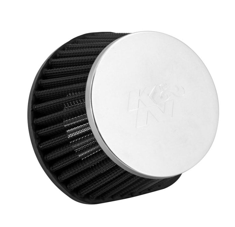 K&N Marine Flame Arrestor Base 4.5in / O/S Length 0.626in / Height 2.5in / Race Specific - Black