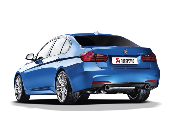 Akrapovic 12-15 BMW 335i (F30 F31) Evolution Line Cat Back (SS) w/ Carbon Tips (Req. Link Pipe)