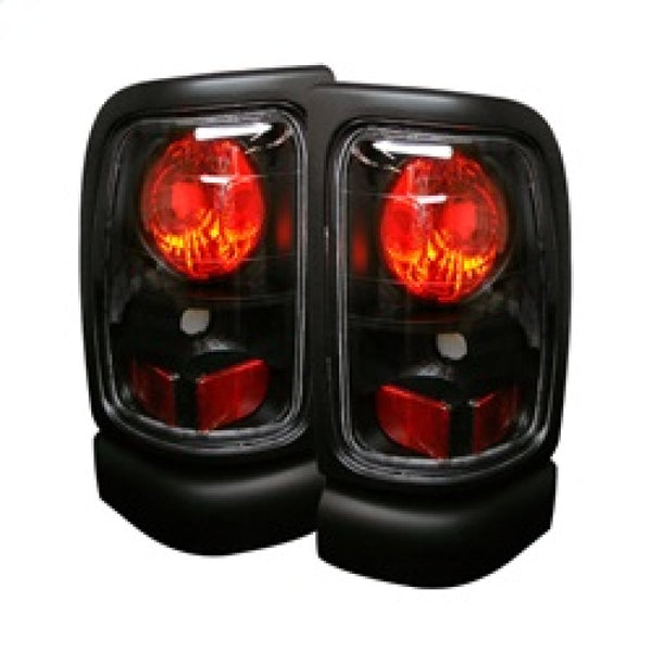 Spyder Dodge Ram 1500 94-01/Ram 2500/3500 94-02 Euro Style Tail Lights Black ALT-YD-DRAM94-BK