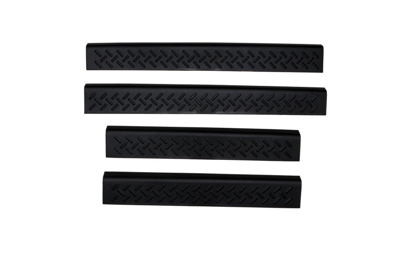 AVS 99-09 Ford F-250 Supercrew Stepshields Door Sills 4pc - Black